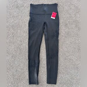 NWT - SPANX Black Faux Leather Leggings